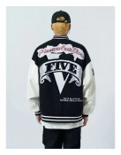 Black Work Varsity Jacket