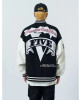 Black Work Varsity Jacket