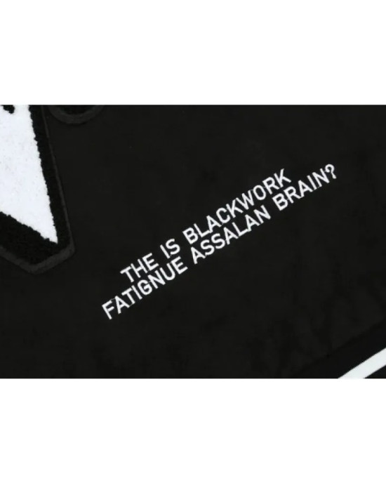 Black Work Varsity Jacket