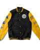 Black/Yellow 6X Champions Pittsburgh Steelers Varsity Jacket Black/Yellow 6X Champions Pittsburgh Steelers Varsity Jacket