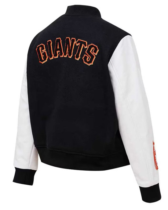 Black and White San Francisco Giants Varsity Jacket Black and White San Francisco Giants Varsity Jacket