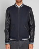 Blouson Copper A.P.C. Varsity Blue and Black Jacket Blouson Copper A.P.C. Varsity Blue and Black Jacket