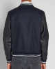 Blouson Copper A.P.C. Varsity Blue and Black Jacket Blouson Copper A.P.C. Varsity Blue and Black Jacket