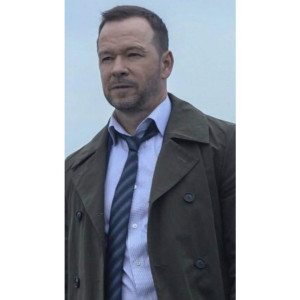 Blue Bloods Donnie Wahlberg Green Wool Coat