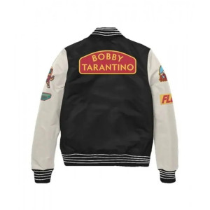 Bobby Tarantino Black and White Wool Varsity Jacket