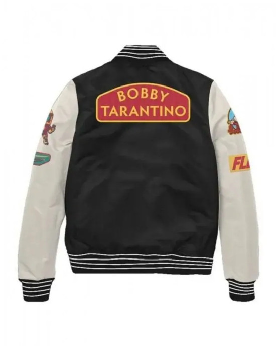 Bobby Tarantino Black and White Wool Varsity Jacket