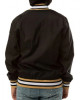 Bomber New Orleans Saints Black Satin Jacket Bomber New Orleans Saints Black Satin Jacket