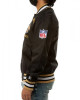 Bomber New Orleans Saints Black Satin Jacket Bomber New Orleans Saints Black Satin Jacket