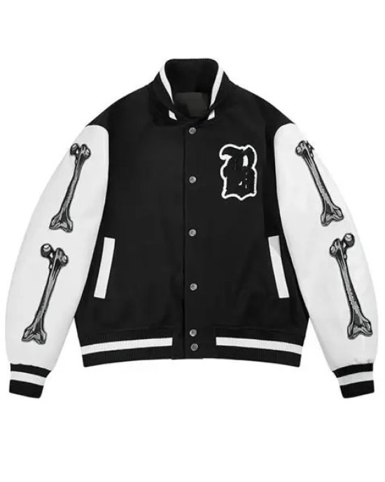 Boneless Bones Bomber Varsity Jacket