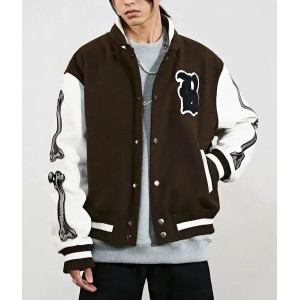 Boneless Bones Bomber Varsity Jacket