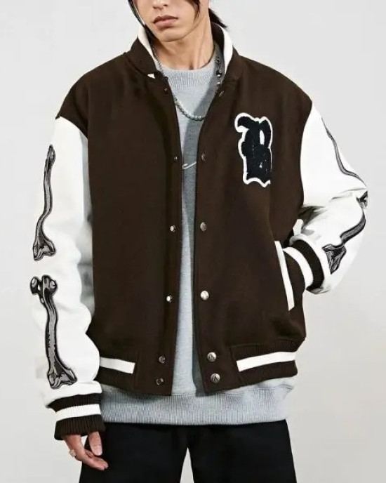 Boneless Bones Bomber Varsity Jacket