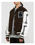 Boneless Bones Bomber Varsity Jacket