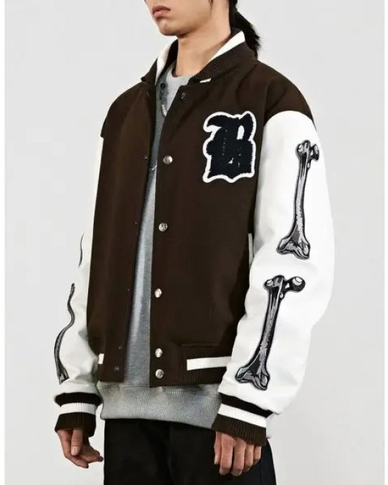 Boneless Bones Bomber Varsity Jacket