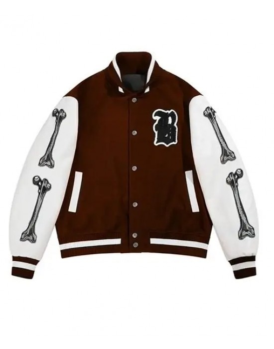 Boneless Bones Bomber Varsity Jacket