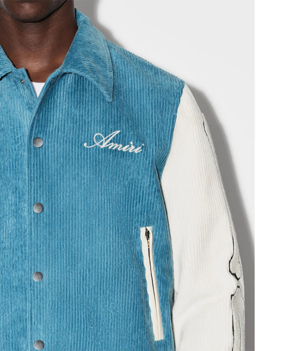 Bones Amiri Corduroy Varsity Jacket Bones Amiri Corduroy Varsity Jacket