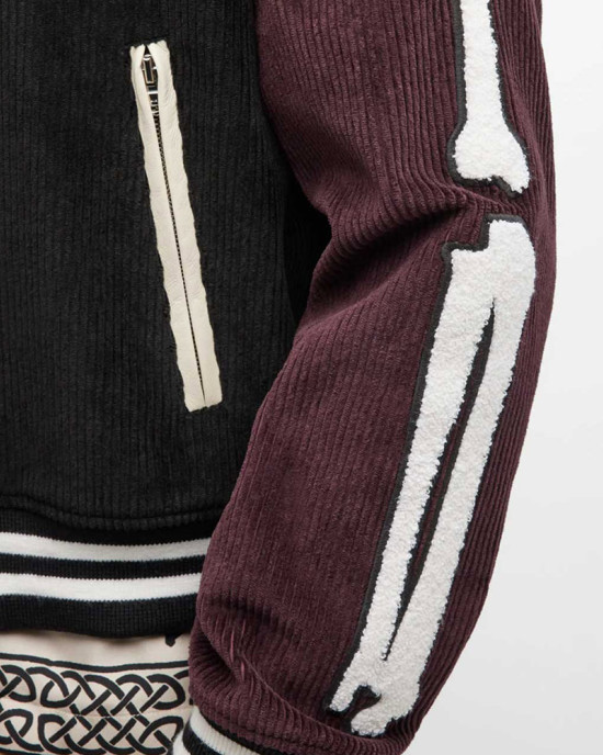 Bones Amiri Corduroy Varsity Jacket Bones Amiri Corduroy Varsity Jacket