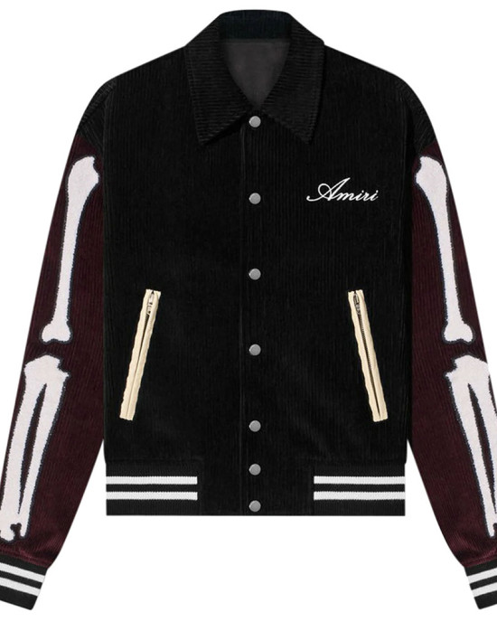 Bones Amiri Corduroy Varsity Jacket Bones Amiri Corduroy Varsity Jacket