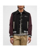 Bones Amiri Corduroy Varsity Jacket