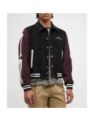 Bones Amiri Corduroy Varsity Jacket