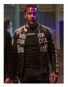 Boston Blauer American Night Jeremy Piven Leather Biker Jacket