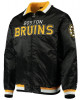 Boston Bruins Starter Bomber Black Jacket Boston Bruins Starter Bomber Black Jacket