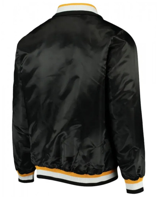 Boston Bruins Starter Bomber Black Jacket Boston Bruins Starter Bomber Black Jacket