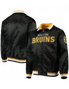 Boston Bruins Starter Bomber Black Jacket