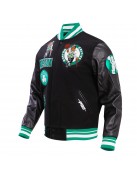 Boston Celtics Retro Classic Rib Wool Varsity Jacket