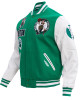 Boston Celtics Retro Classic Rib Wool Varsity Jacket Boston Celtics Retro Classic Rib Wool Varsity Jacket