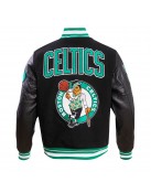 Boston Celtics Retro Classic Rib Wool Varsity Jacket