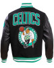 Boston Celtics Retro Classic Rib Wool Varsity Jacket Boston Celtics Retro Classic Rib Wool Varsity Jacket