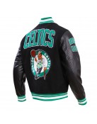 Boston Celtics Retro Classic Rib Wool Varsity Jacket