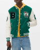Boston Celtics Varsity Green and Off White Jacket Boston Celtics Varsity Green and Off White Jacket
