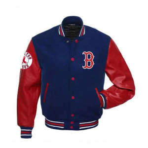 Boston Red Sox MLB Varsity Red and Blue Jacket
