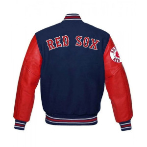 Boston Red Sox MLB Varsity Red and Blue Jacket