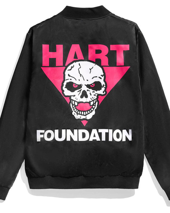Bret Hart The Hart Foundation Bomber Jacket