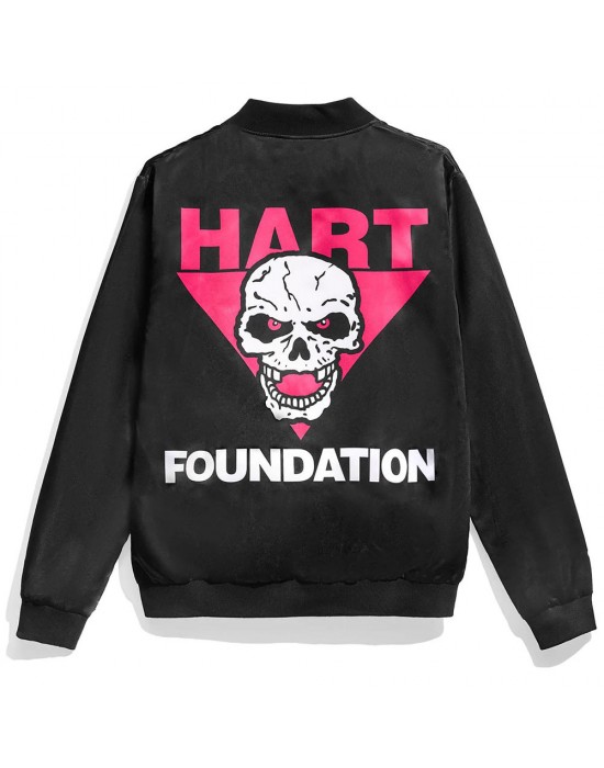 Bret Hart The Hart Foundation Bomber Jacket