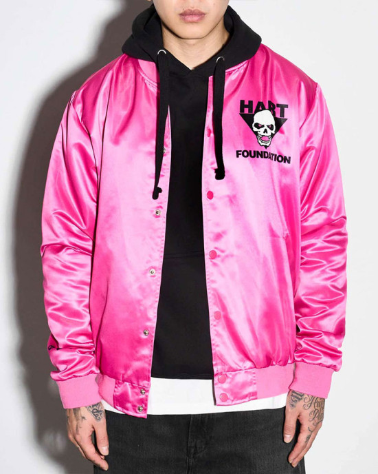 Bret Hart The Hart Foundation Bomber Jacket