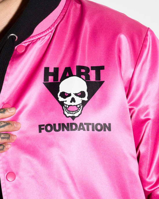 Bret Hart The Hart Foundation Bomber Jacket