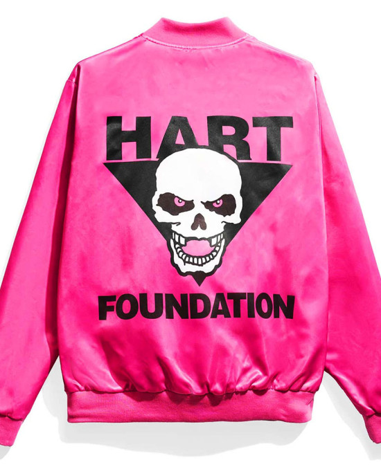 Bret Hart The Hart Foundation Bomber Jacket