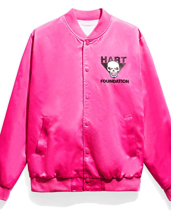 Bret Hart The Hart Foundation Bomber Jacket