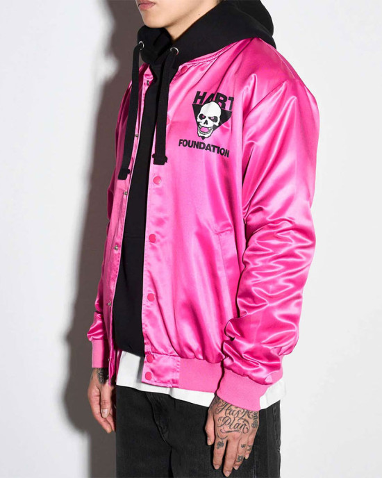 Bret Hart The Hart Foundation Bomber Jacket