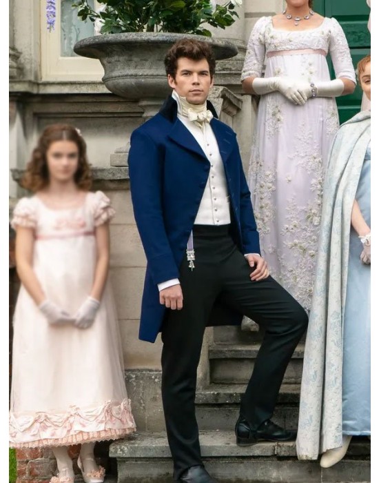 Bridgerton Colin Bridgerton Blue Tailcoat