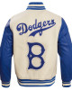 Brooklyn Dodgers Retro Classic Off White Wool Varsity Jacket Brooklyn Dodgers Retro Classic Off White Wool Varsity Jacket