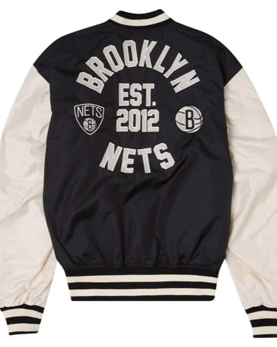 Brooklyn Nets New Era Bomber Jacket