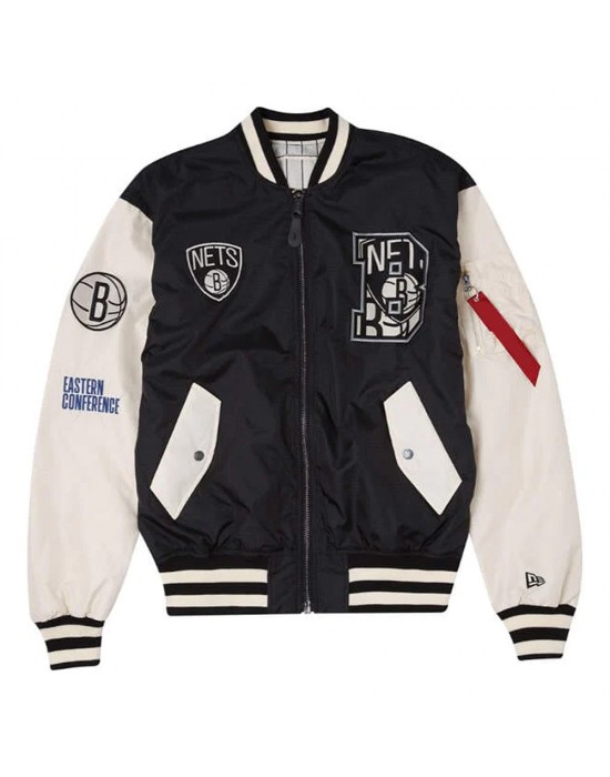 Brooklyn Nets New Era Bomber Jacket