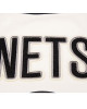 Brooklyn Nets Retro Classic Cream Varsity Wool Jacket Brooklyn Nets Retro Classic Cream Varsity Wool Jacket