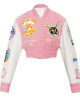 Bstroy Logo Embroidered Cropped Jacket