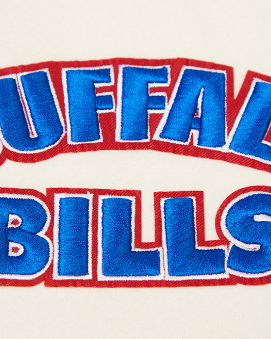 Buffalo Bills Retro Classic Rib Blue Wool Varsity Jacket Buffalo Bills Retro Classic Rib Blue Wool Varsity Jacket