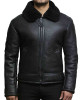 Bulky Black Aviator Jacket Bulky Black Aviator Jacket